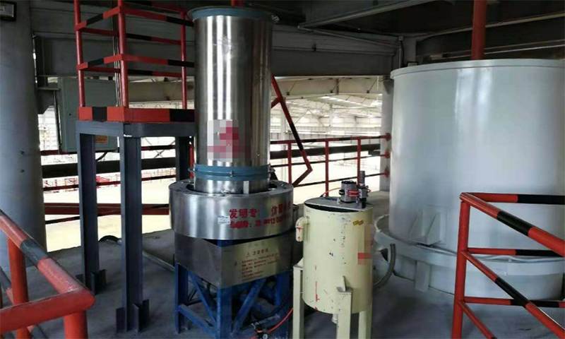 Aluminiumpasta automatiskt mätsystem